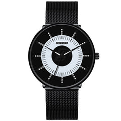 2020 Minimalist Men's Fashion Ultra Thin Watches Simple Men Business Stainless Steel Mesh Belt Quartz Watch Relogio Masculino