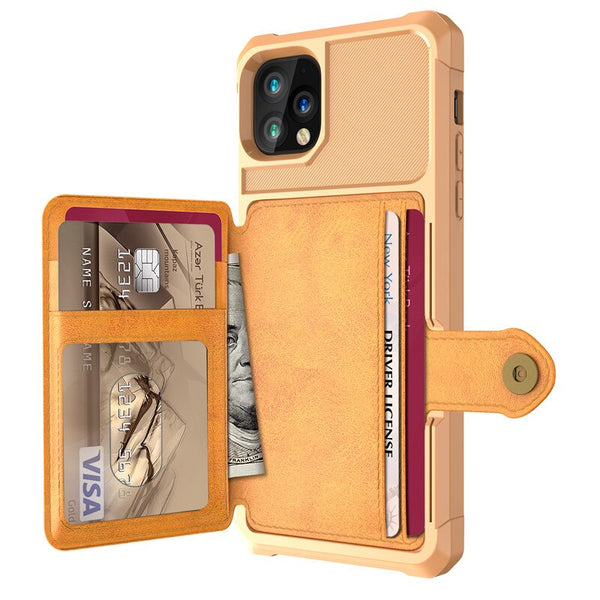 Premium Leather Wallet Case for iPhone 11/XI XS Max XR 6 7 8 Plus TPU Shockproof Phone Case Wireless Charging Car Magnetic Cover