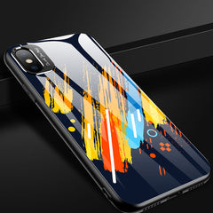 Metal Glass Lens protection Phone Case For iPhone 11 11 Pro Max XR XS Max 8 7 6 6S Plus Colorful Artistic soft TPU back Cover