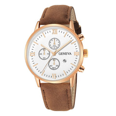Fashion Mens Watches Top Brand Business Sport Quartz Wrist Watch Luxury Leather Belt Clock Simple Wristwatch Relogio Masculino@5