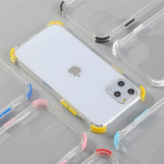 Shockproof Transparent Phone Cases For iPhone 11 11 Pro Max XR XS Max X 8 7 6 6S Plus Bumper Soft Silicone Anti-fall Back Cover