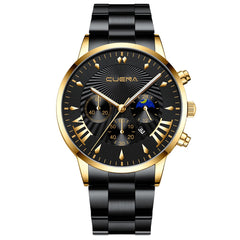 Cassic Watch Men Fashion 2020 Crystal Stainless Steel Analog Quartz Wrist Watch Business Alloy Belt Clock Relogios Masculino @50