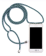Transparent Soft TPU Cell Phone Case With Lanyard Necklace Shoulder Neck Strap Rope Cord for iphone 11 6 7 8 plus x xs xr xs max