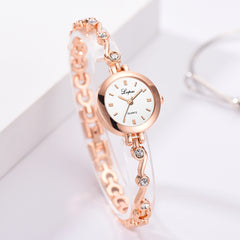 Cassic Lvpai Women Watches Small Scale Dial Ladies Quartz Wristwatch Rhinestone Alloy Strap Casual Clock Gift Zegarki Damskie@50
