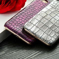 Retro Crocodile Snake Leather Phone Case For iPhone X XR XS Max 8 7 6 6s Plus PC Hard Protective Back Cover Couque For iphone 7