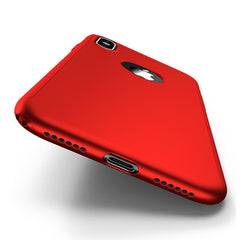 360 Full Cover Phone Case For iPhone X 8 6 6s 7 Plus PC Protective Cover For iPhone XS Max XR X 7 Case Cover With Glass