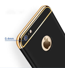 360 Degree Full Protect  Armor Phone Case For iPhone X XS XR XS Max 6 6s 7 8 plus Plating Matte Hard PC Cover With Finger Ring