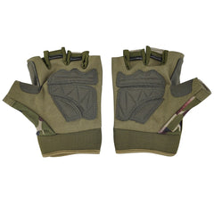 Army Paintball Airsoft Shooting Outdoor Knuckle Half Finger Motorcycle Cycling Gloves Tactical Gloves Fingerless Military P30