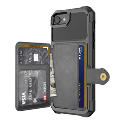 Buiness Wallet Case for iPhone 11 X XS XR XS MAX 6 6s 7 8 Plus Cases PU Leather Wallet Flip Cover Buckle for iPhone 11Pro Max