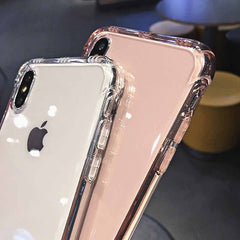 Shockproof Clear Phone Case for iPhone Xr Xs Max X 6 6S 7 8 Plus Soft TPU Transparent Phone Case for iPhone Xr Xs Max 6 7 8 Plus