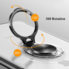 Ring Stand Case For iPhone X XS Max XR Cases Slim Soft Silicon TPU Clear Buckle Magentic Kickstand Back Cover Fundas