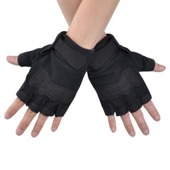 Army Paintball Airsoft Shooting Outdoor Knuckle Half Finger Motorcycle Cycling Gloves Tactical Gloves Fingerless Military P30