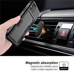 Car magnetic Case for iPhone 11 X XS XR XS Max 6 6S 7 8 Plus Wallet Leather Flip Card Holder Cover Buckle For iPhone 11 Pro Max