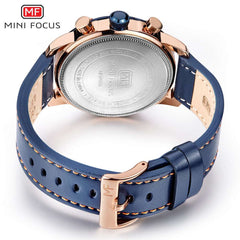 MINI FOCUS Famous Men Watches 2019 Luxury Brand Leather Watch Quartz Wrist Watch Male Chronograph Sport Watches For Men Clock