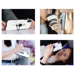 Ring Stand Case For iPhone X XS Max XR Cases Slim Soft Silicon TPU Clear Buckle Magentic Kickstand Back Cover Fundas