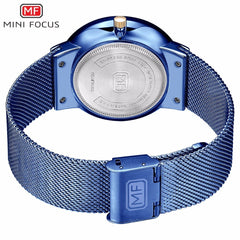 MINI FOCUS Fashion Creative Men Watch Luxury Brand Simple Style Mens Watches Quartz Stainless Steel Band Casual Men's Watches