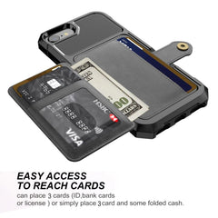 Buiness Wallet Case for iPhone 11 X XS XR XS MAX 6 6s 7 8 Plus Cases PU Leather Wallet Flip Cover Buckle for iPhone 11Pro Max