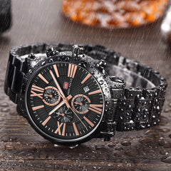 MINI FOUCS Fashion Sport Watch Chronograph Men Watch Waterproof Calendar Quartz Watch For Men Luxury Casual Military Clock Male