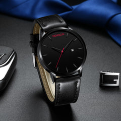 DISU Men Wrist Watch Quartz Clock Man Army Military Leather Date watch man wrist watches day date relogios masculino