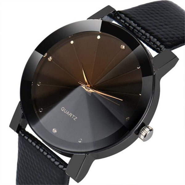 DISU Men Wrist Watch Quartz Sport Military Stainless Steel Dial Leather Band Watch Man watches mens 2019 men wristwatch clock
