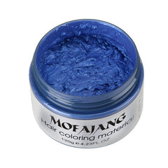 7 Colors Temporary Hair Dye Cream Sliver Grandma Grey Wax Mud One-time Molding Modeling Disposable Hair Coloring TSLM2