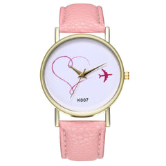 Women Watches Exquistite Simple Luxury Fashion Cute Airplane Pattern Female Watch Reloj De Mujer Kol Saati@50