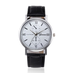 Man Wrist Watch Retro Design Leather Band Analog Alloy Quartz Watch new arrival in men wrist watches relogios masculinos