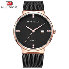 MINI FOCUS Men Watches 2019 Luxury Brand Wristwatch Mens Quartz Watch Men Waterproof Stainless Steel Clock Man Relogio Masculino