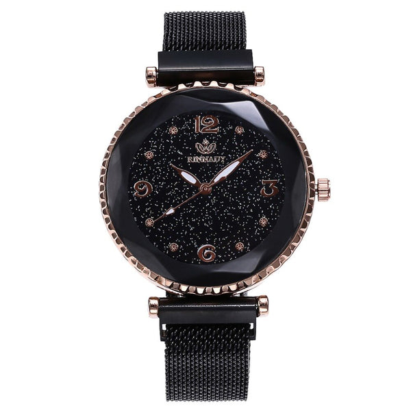 Simple Digital Gear Scale Magnetic Buckle Watch Minimalism Women's Watches Bayan Kol Saati Zegarek Damski High Quality Clock@50