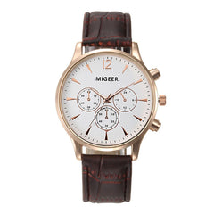 Men Wrist Watch Luxury Fashion Crocodile Faux Leather Analog Quartz Watch watches mens 2019 men wristwatch clock