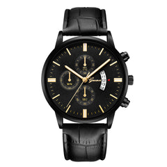 Geneva Women Mens Wristwatch Stainless Steel Leather Analog Alloy Quartz watches man wrist watches day date men watch