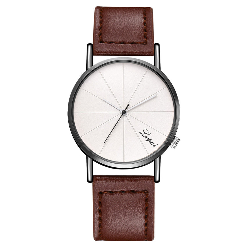 LVPAI Men's Wrist Watch Fashion Leather Belt Analog Sport Quartz Watch Mens Reloj Hombre 2019 Men Wristwatch Clock