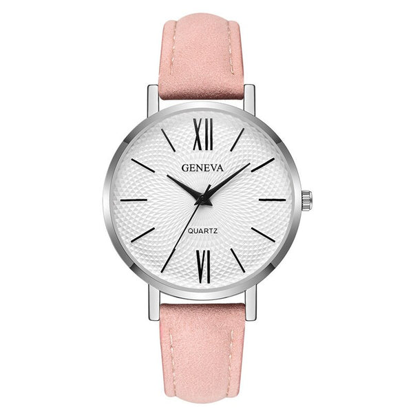 Women's Watches Fashion Geneva Brand Roman Numeral  Reloj De Mujer Worth Buying Horloge Dames Minimalism Clock Orologio Donna@50
