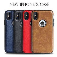 Stitching Slim PU Case For iphone 11Pro Max XR X XS MAX Leather Ultra Thin Phone Cases for 6 6s 7 8 plus Anti-fall Cover Coque