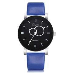Minimalism Watches Women Circle Pattern Dial Ladies Simple Quartz Wristwatch Business Clock Leather Strap Relojes Para Mujer@50