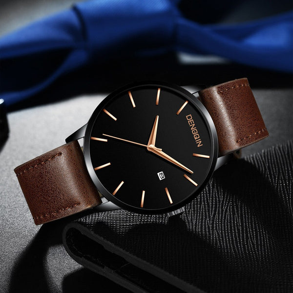 DISU Men Wrist Watch Quartz Clock Man Army Military Leather Date watch man wrist watches day date relogios masculino