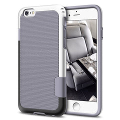 Hybrid PC & Silicone Shockproof Armor Case For iPhone X 8 7 6 6S Plus Cover Fashion Stitching Color Anti-Knonk Phone Cases Shell
