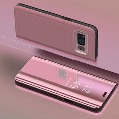 Mirror Flip Case For Samsung Galaxy Note 8 S8 Plus S6 S7 Edge Slim Clear View Smart Cover For iphone 6 6s 7 8 Plus X Phone Cases