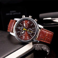 Mens Wrist Watches Luxury Fashion Crocodile Faux Leather Analog Men Wristwatch Clock Relojes Hombre 2019 erkek kol saati