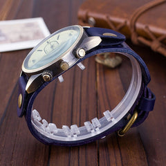 DIUS Men Watch  Casual Quartz Retro Three Big Dial Bracelet watches man vintage men wristwatch clock relogios masculino