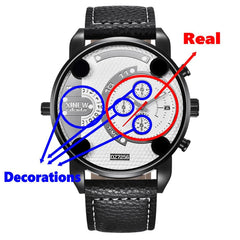Mens Watches Waterproof Sport Chronograph Quartz Military Wrist Watch Man Reloj Hombre 2019 horloges mannen relogio masculino