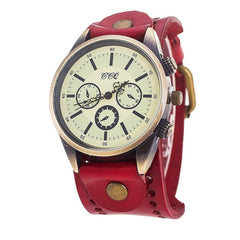 DIUS Men Watch  Casual Quartz Retro Three Big Dial Bracelet watches man vintage men wristwatch clock relogios masculino