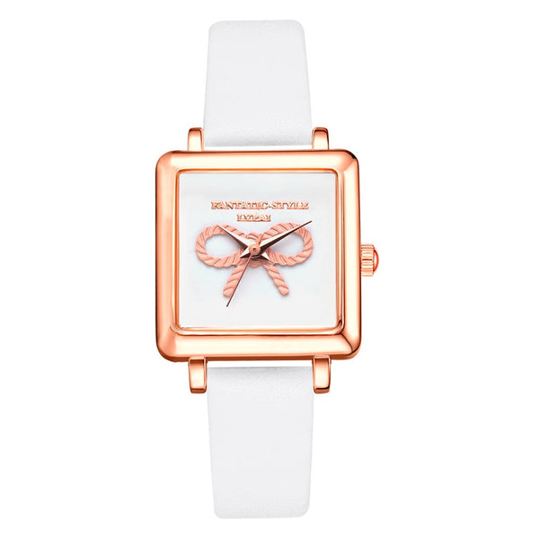 Women's Watches Square Disc  Simple Style Ladies Quartz Wristwatch  LeatherStrap Minimalism Dress Gift Clock Reloj De Mujer@50
