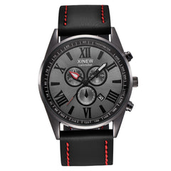 XINEW Men Wristwatch Clock Sports Date Analog Alloy Military Quartz Watch Man Relojes Hombre 2019 erkek kol saati orologio uomo