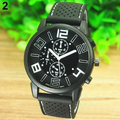 Casual Men's Quartz Watch Relogio Masculino Classic Saati Leather Watches Elegant Sports Out Door Wristwatch Male Relojes