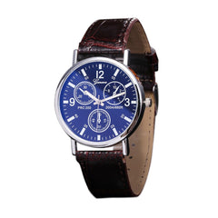Men Women Wrist Watch Blu Ray Glass Neutral Quartz Simulates Wristwatch Mens Reloj Hombre 2019 clock men relogio masculino