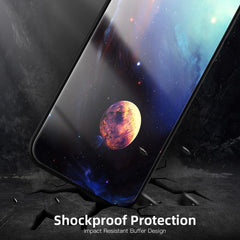 Case For iPhone XS Max XR X 8 Case Silicon Slim Back Tempered Glass Starry sky For iPhone 8 7 Plus 6 6s 8Plus Cases Cover Capa