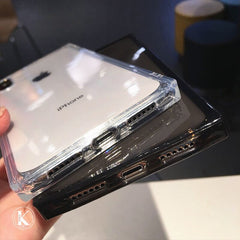 Fashion Clear Phone Case For iPhone 11 Pro X 6 6S 7 8 Pls XS Max XR Cases Silicone Tpu Soft Transparent Cover Coque For iphone X
