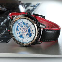Forsining Men's Automatic Wristwatch Motorcycle Design Transparent Waterproof Watch Man Watches Mens 2019 relojes para hombre