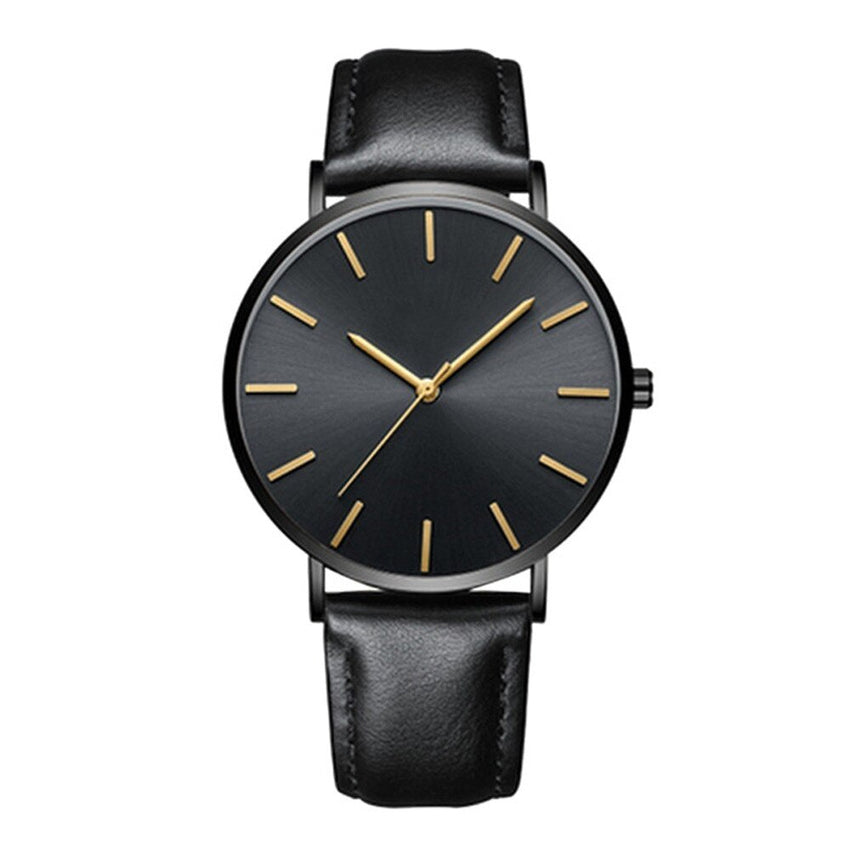 Men's Women Watches Betreasure Ultra Thin Luxury Leather Casual Quartz Wristwatch Mens moda mujer 2019 heren horloge